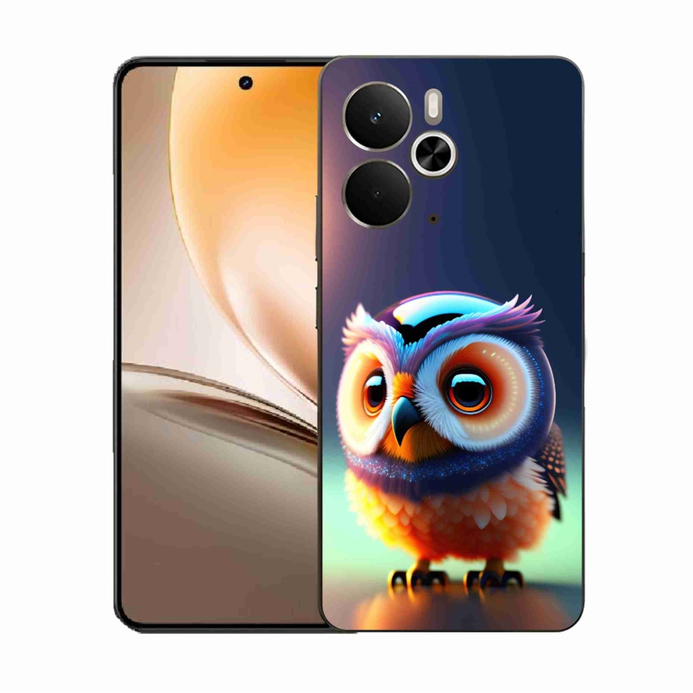 Gélový kryt mmCase na Realme 14 5G - sovička