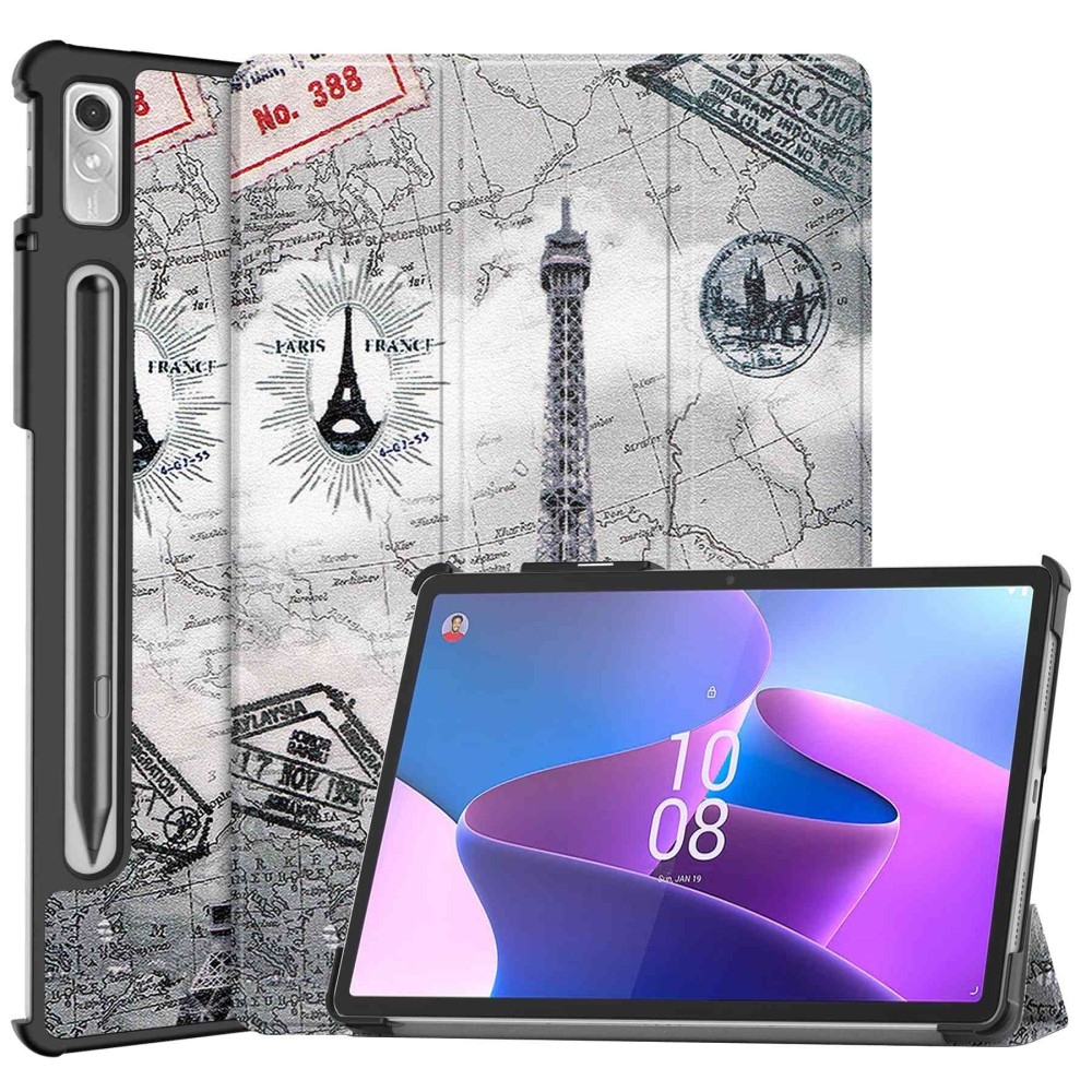 Print chytré zatváracie púzdro na Lenovo Tab P11 Pro (2.Gen) - Eiffelova veža