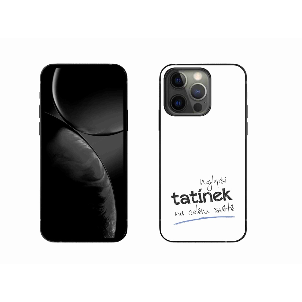Gélový kryt mmCase na iPhone 13 Pro 6.1 - najlepší otecko 4 biele pozadie