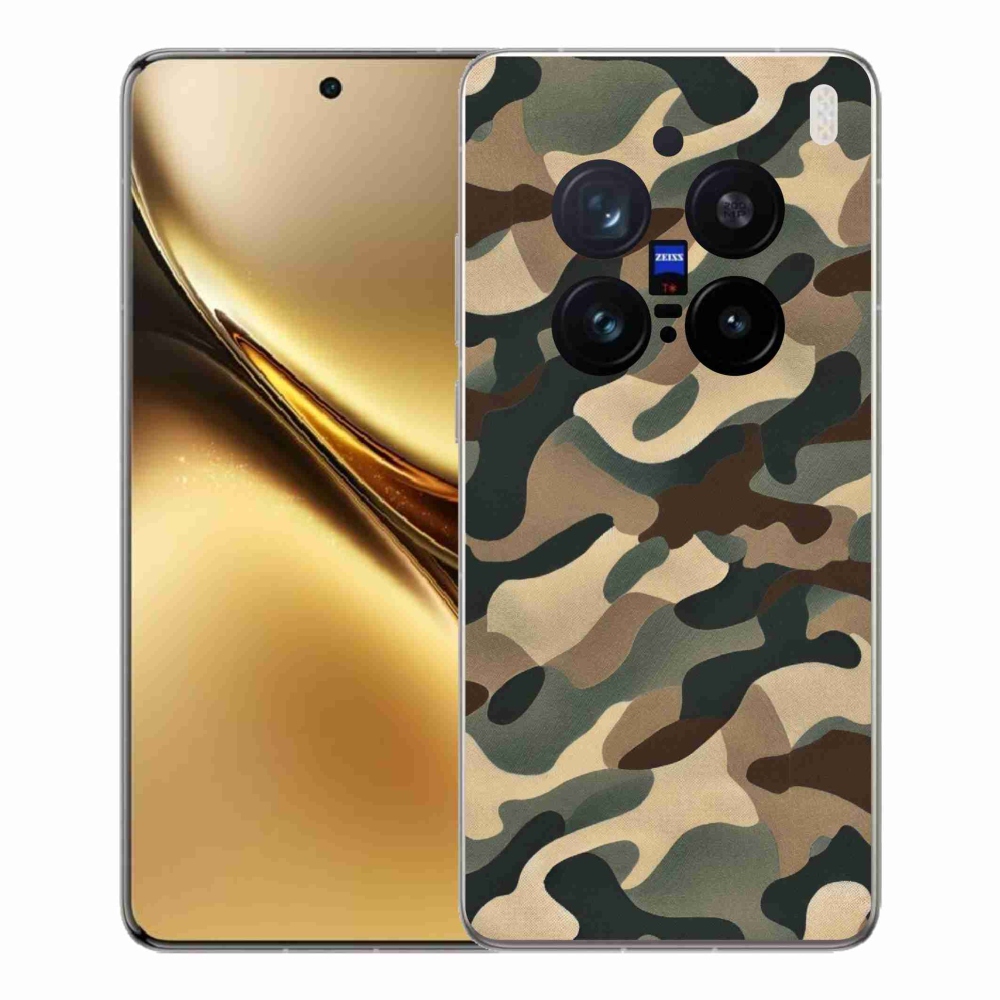 Gélový kryt mmCase na Vivo X200 Pro 5G - maskáčový vzor 11