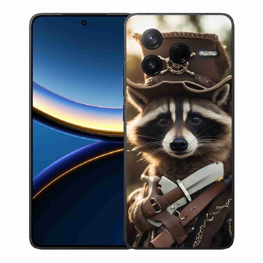 Gélový kryt mmCase na Xiaomi Poco F7 Pro - mýval v uniforme