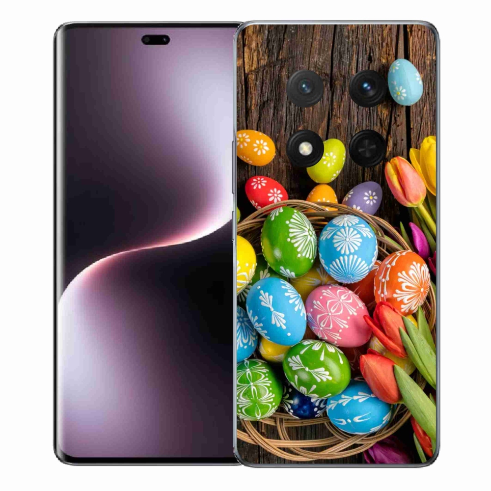 Gélový kryt mmCase na Honor Magic 7 Lite 5G - veľkonočné vajíčka
