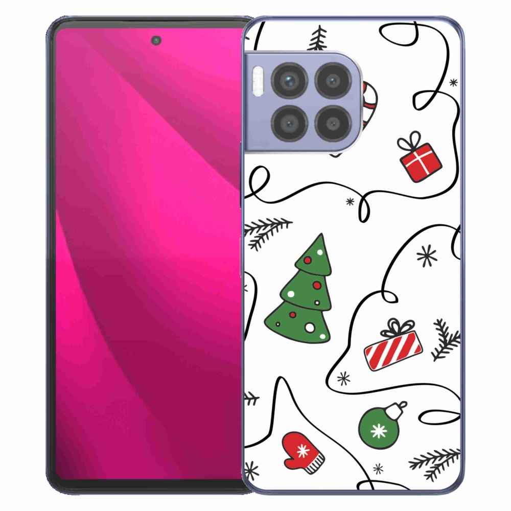 Gélový kryt mmCase na T-Mobile T Phone 2 Pro - vianočné motívy