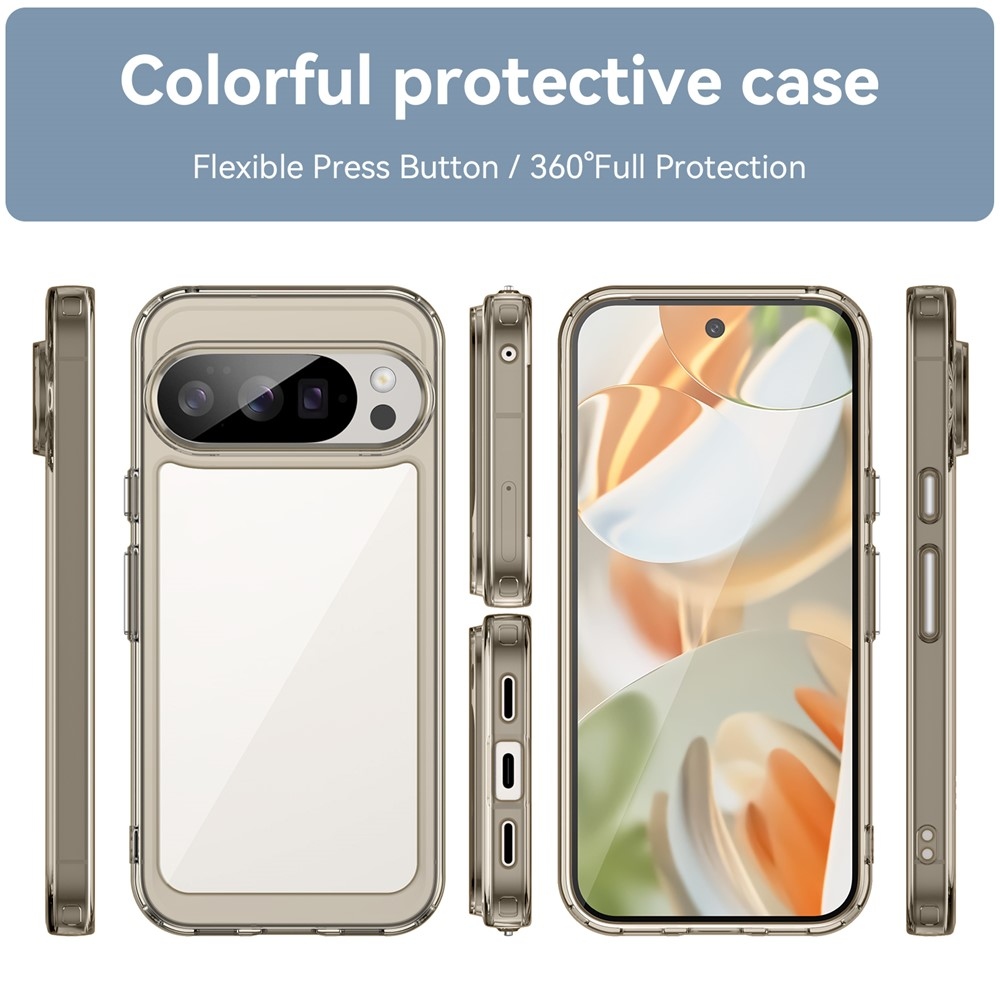Gélový obal s pevným chrbtom na Google Pixel 10 Pro/Pixel 10 - šedý