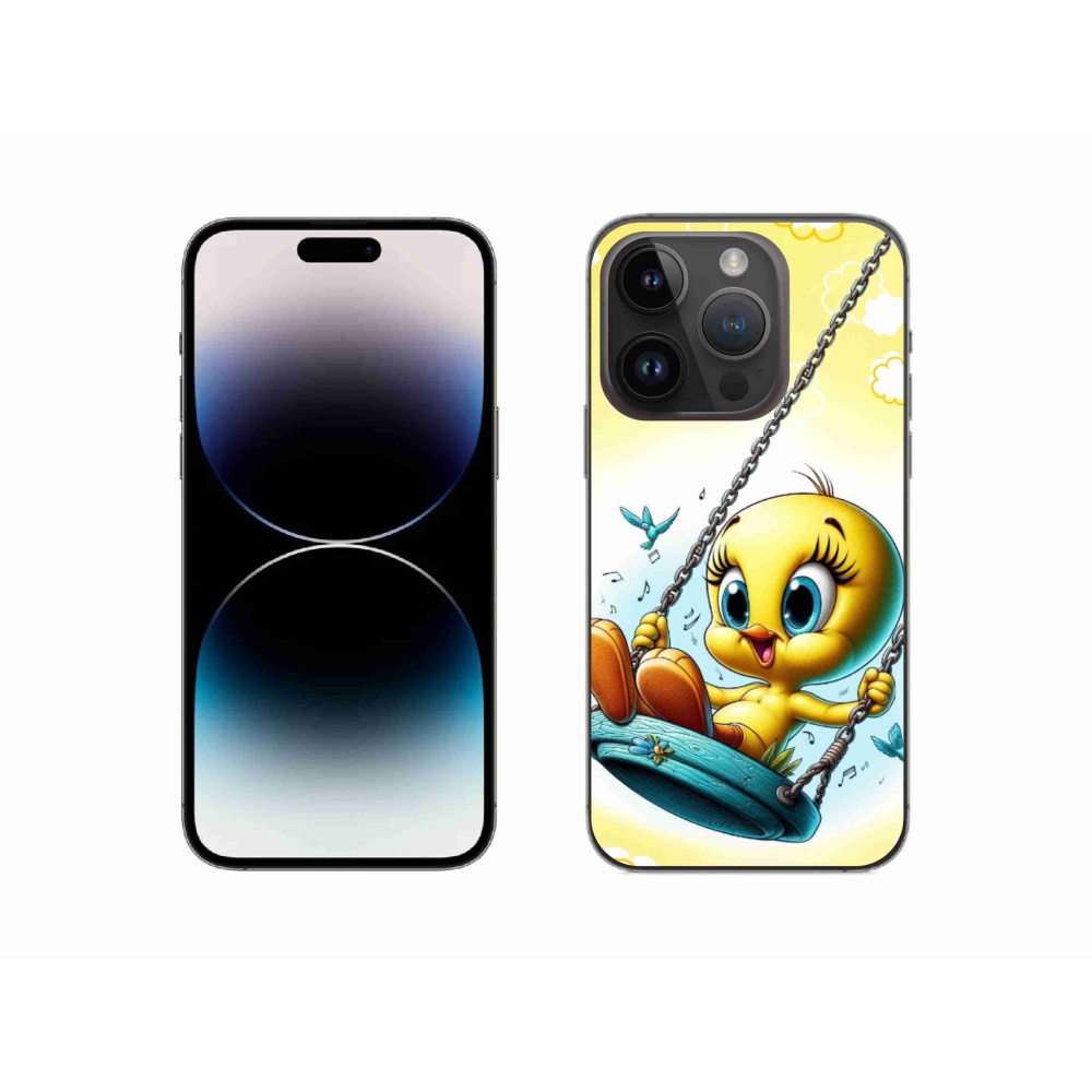 Gélový kryt mmCase na iPhone 14 Pro 6.1 - tweety