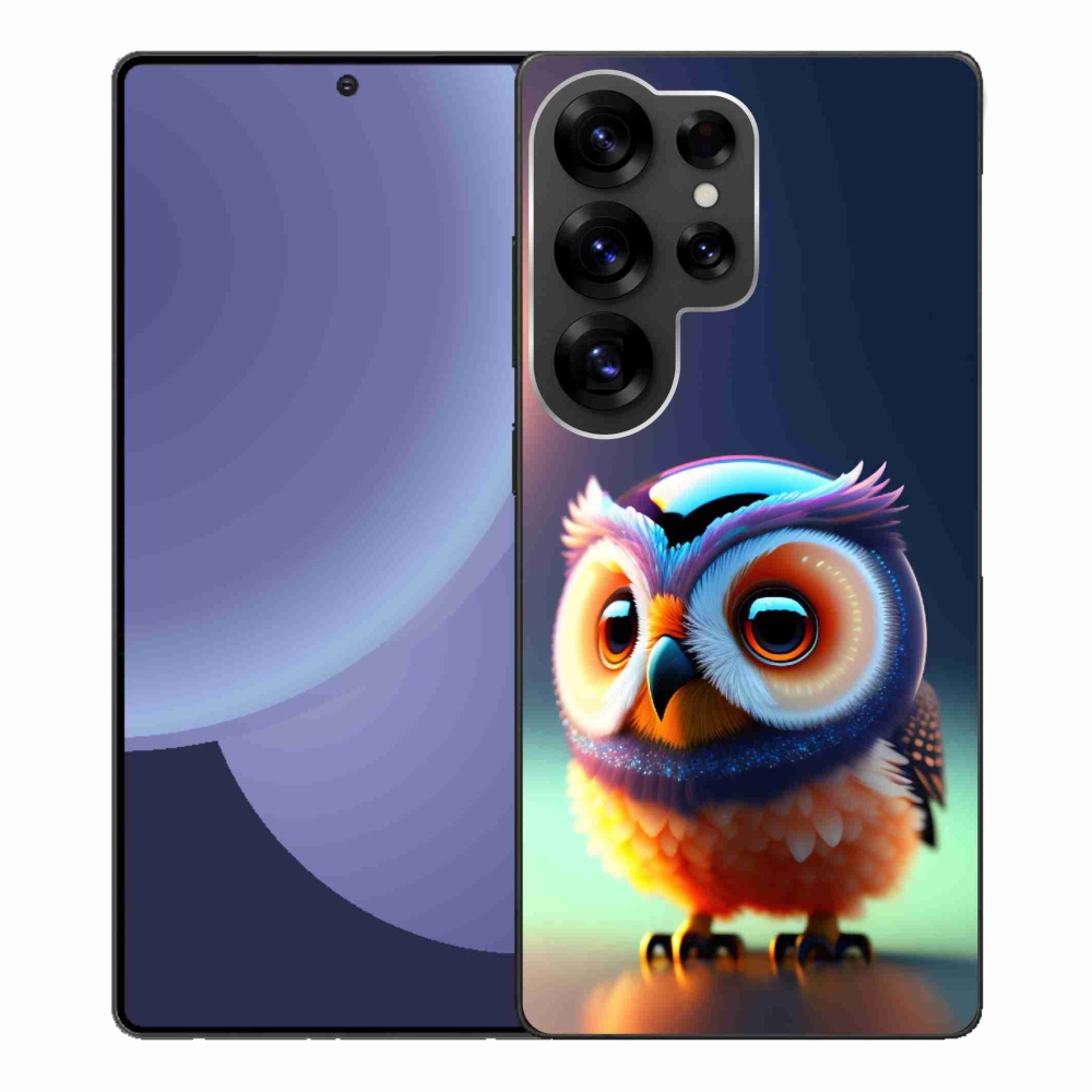 Gélový kryt mmCase na Samsung Galaxy S25 Ultra - malá sova