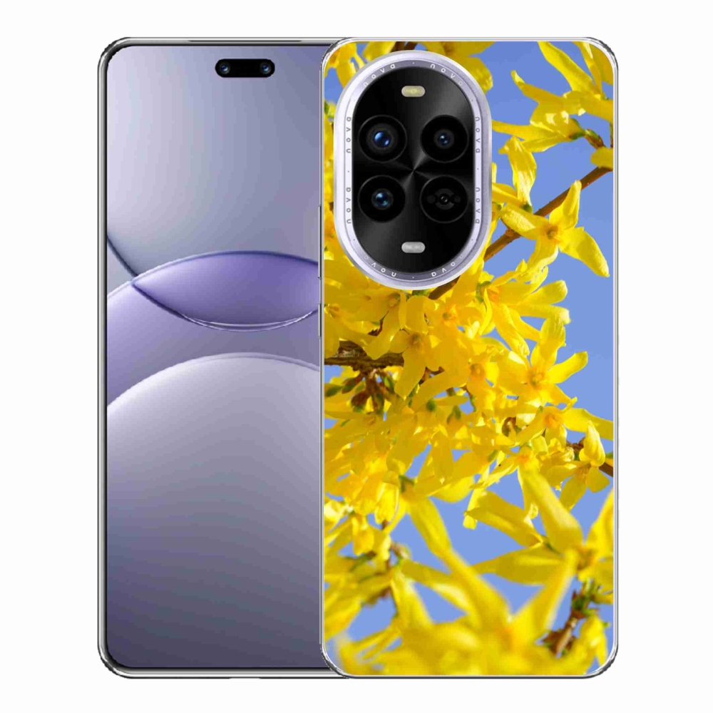 Gélový kryt mmCase na Huawei Nova 13 Pro 5G - žlté kvety