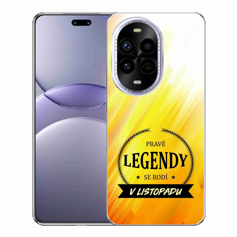 Gélový kryt mmCase na Huawei Nova 13 Pro 5G - legendy v novembri žlté pozadie