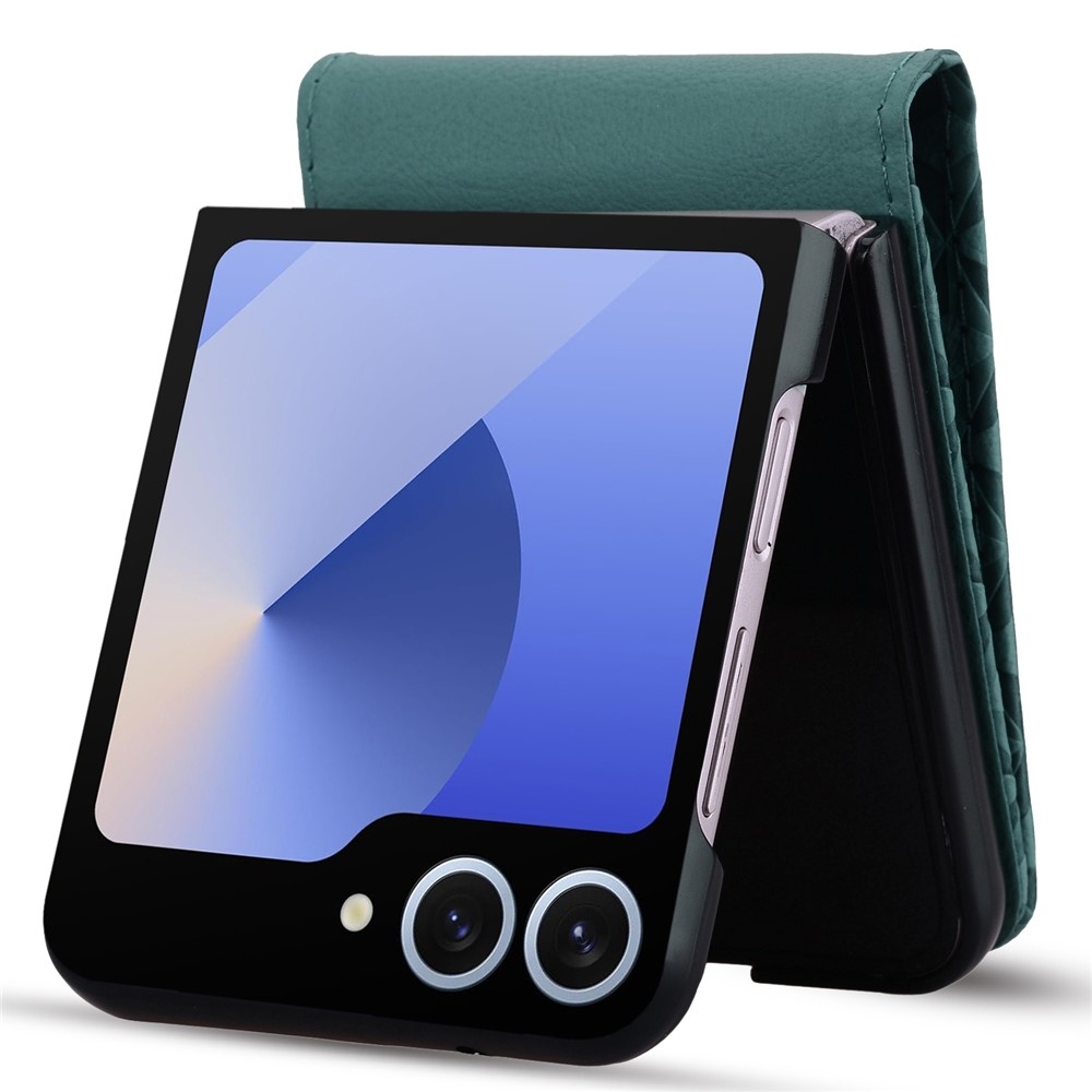 Gridy knižkové púzdro na Samsung Galaxy Z Flip7 5G - zelené