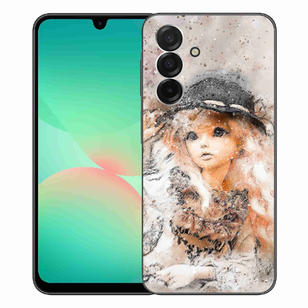 Gélový kryt mmCase na Samsung Galaxy A26 5G - dievčatko s klobúkom