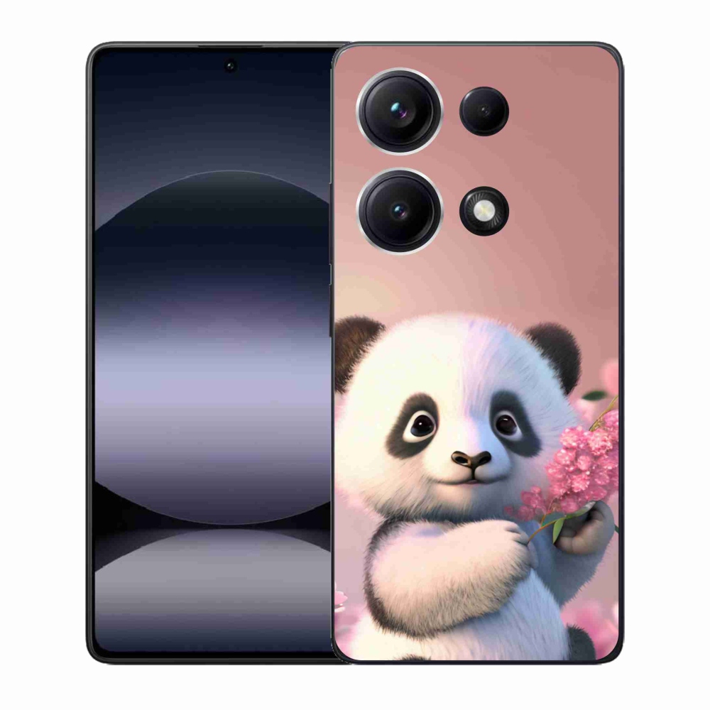Gélový kryt mmCase na Xiaomi Redmi Note 14S - roztomilá panda
