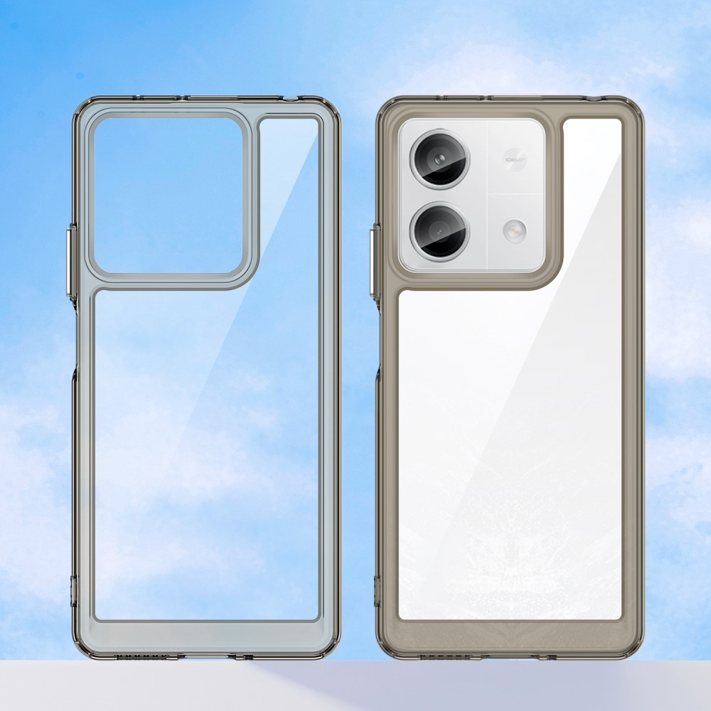 Gélový obal s pevným chrbtom na Xiaomi Redmi Note 13 5G - šedý