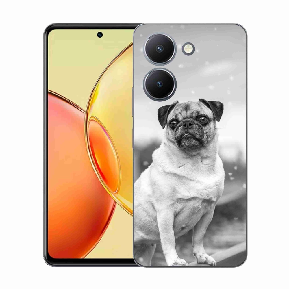 Gélový kryt mmCase na Vivo Y36 - mops