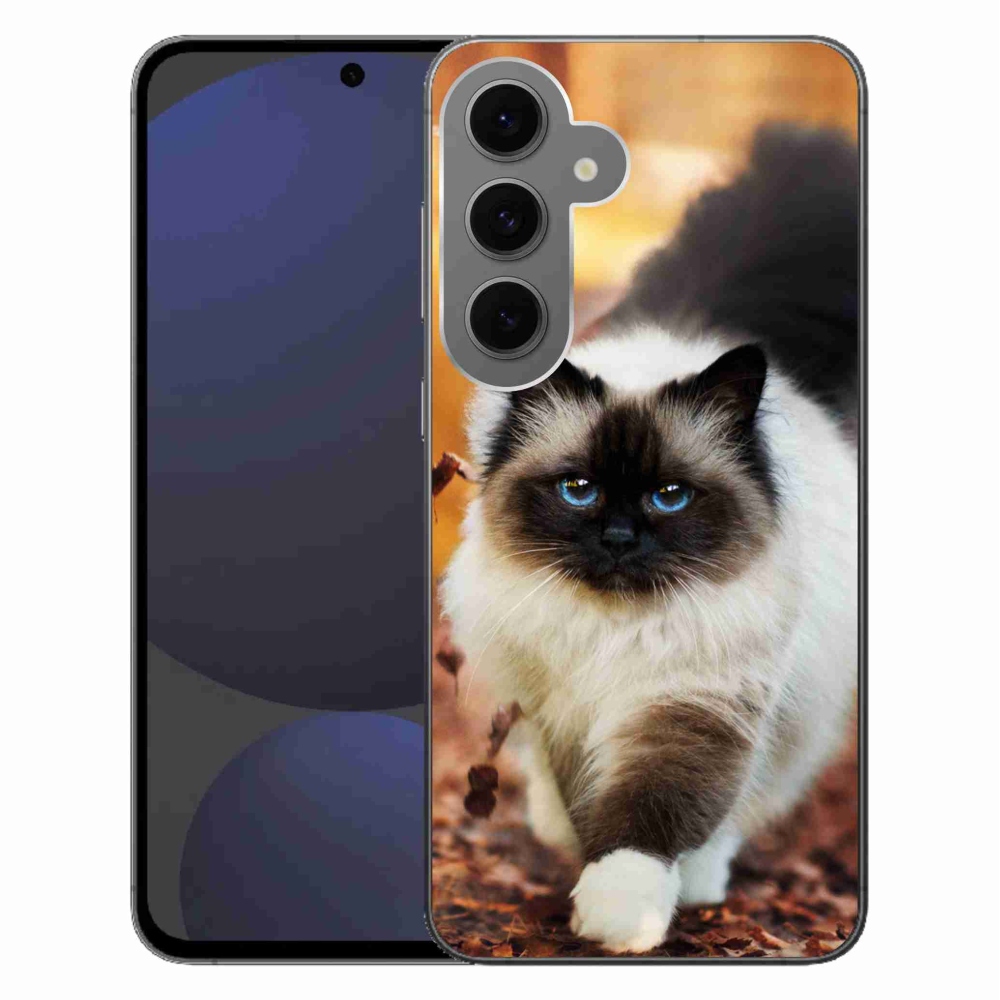 Gélový obal mmCase na Samsung Galaxy S24 FE - mačka