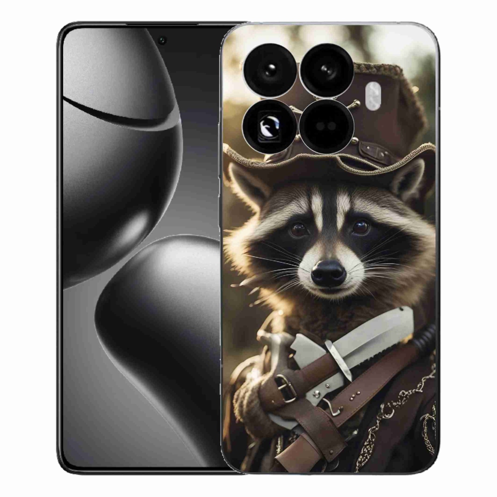 Gélový kryt mmCase na Xiaomi 15T Pro - mýval v uniforme