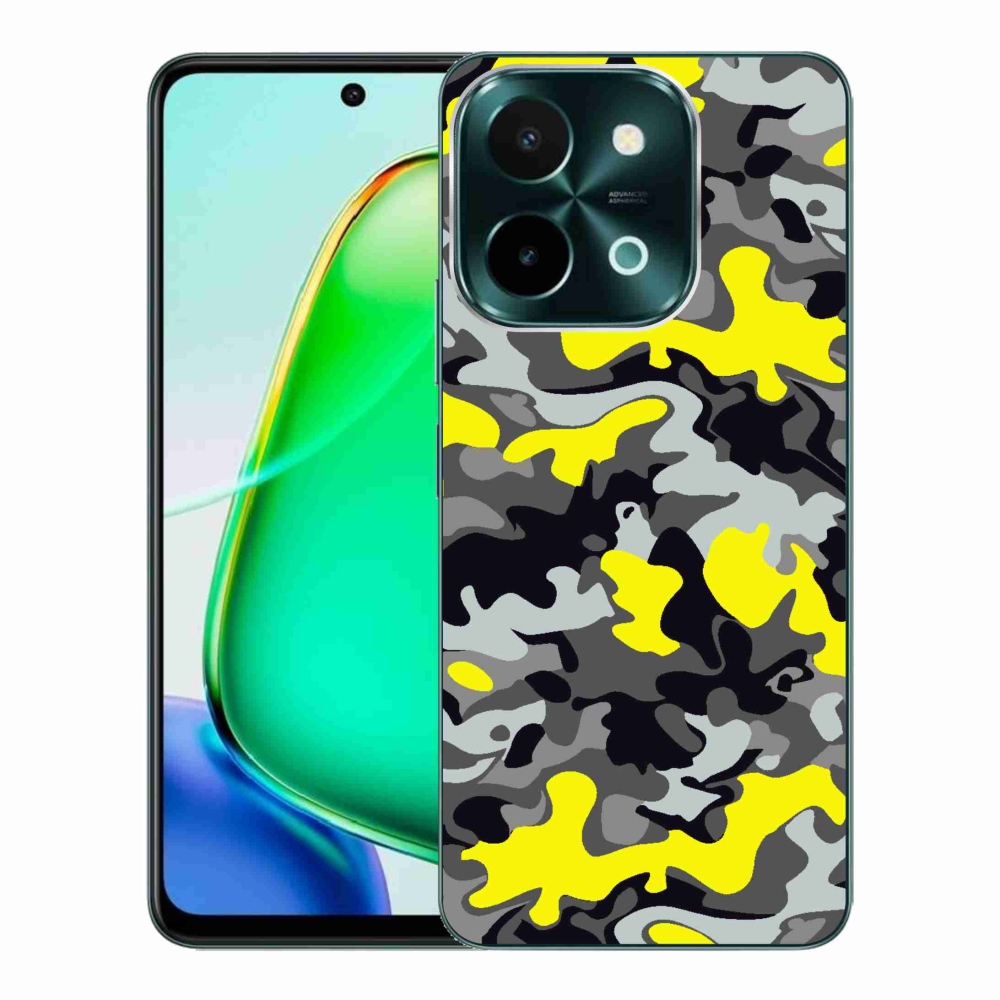 Gélový kryt mmCase na Vivo Y28 - maskáčový vzor 6
