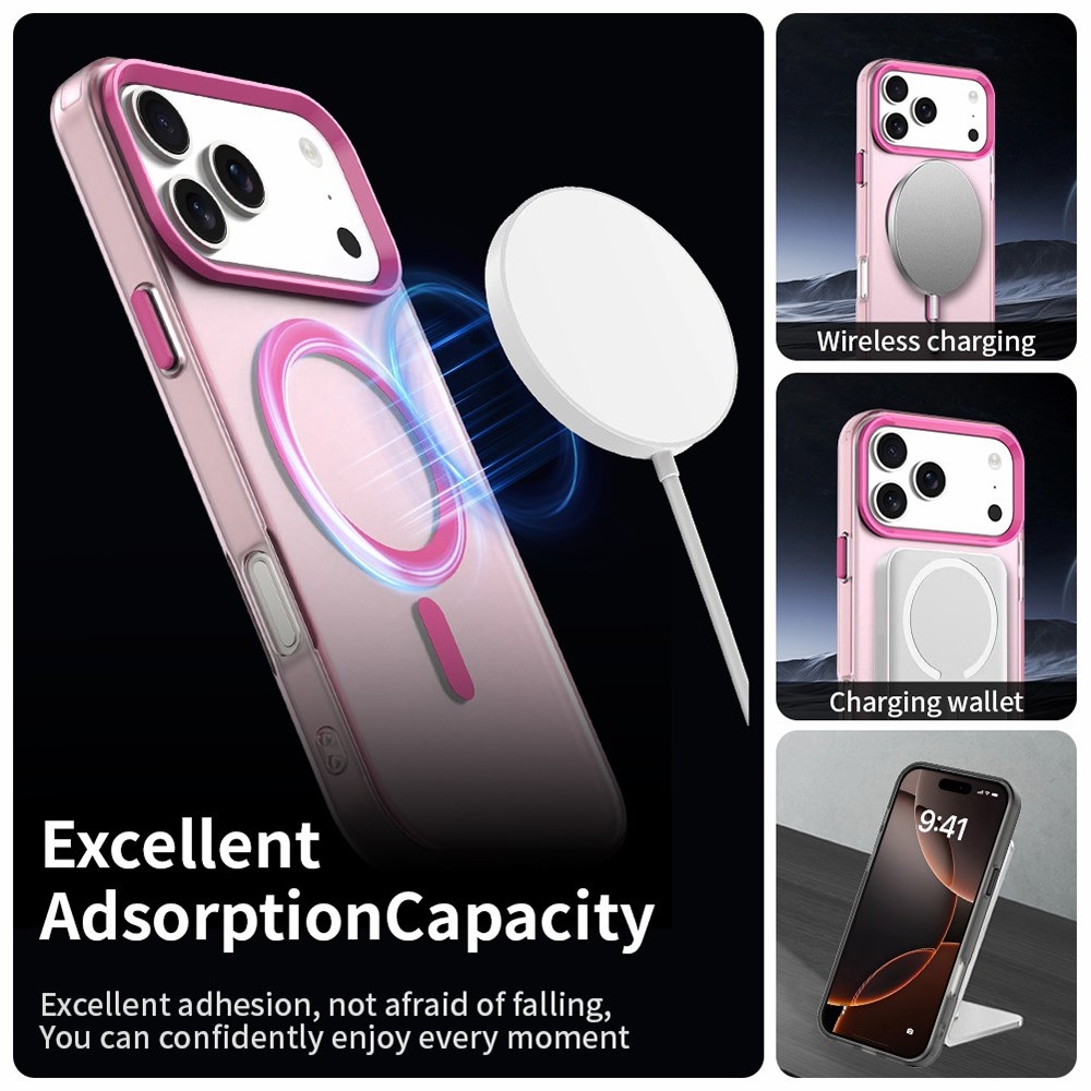 Candy gélový obal s MagSafe na iPhone 17 Pro - ružový