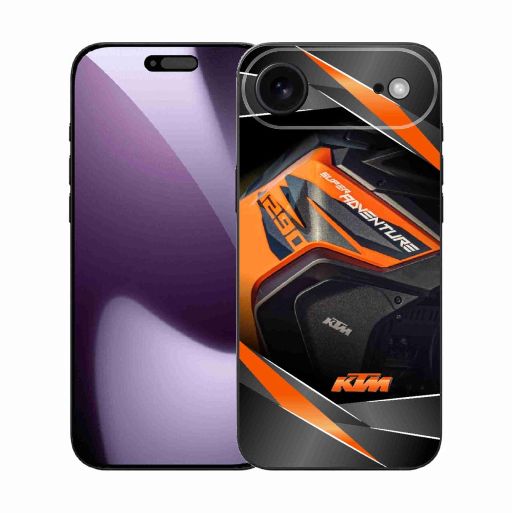 Gélový kryt mmCase na iPhone 17 Air - motorka ktm