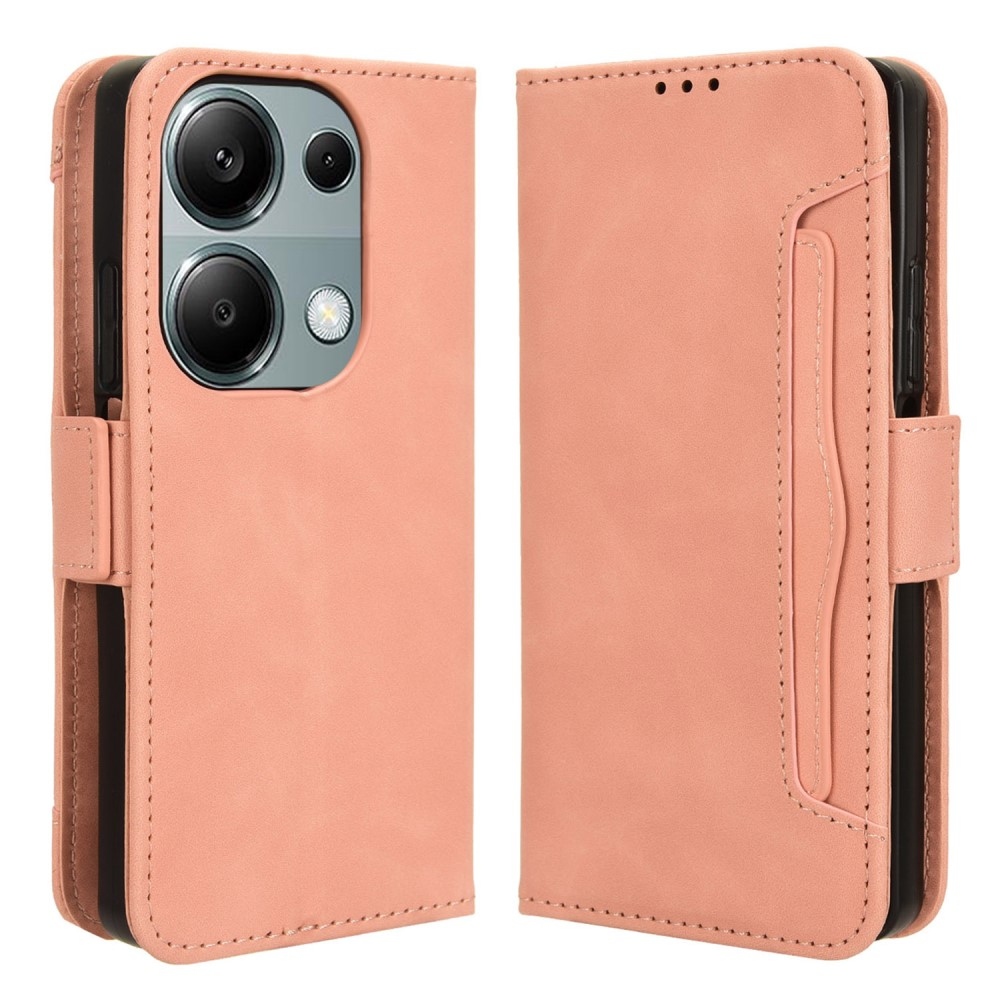 Cards knižkové púzdro na Xiaomi Redmi Note 14S/Note 13 Pro 4G/Poco M6 Pro - ružové