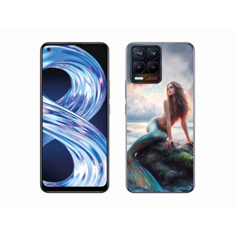 Gélový kryt mmCase na Realme 8 Pro - morská panna