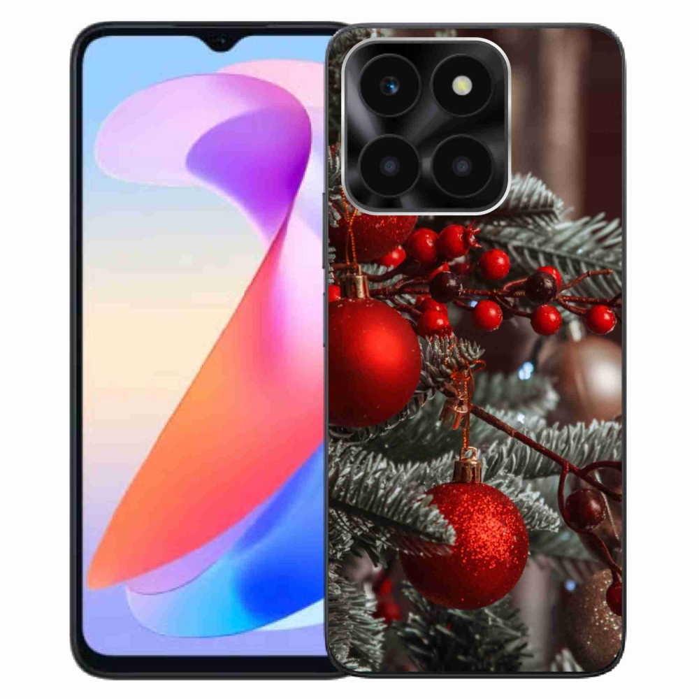 Gélový kryt mmCase na Honor X6a - vianočné ozdoby 2