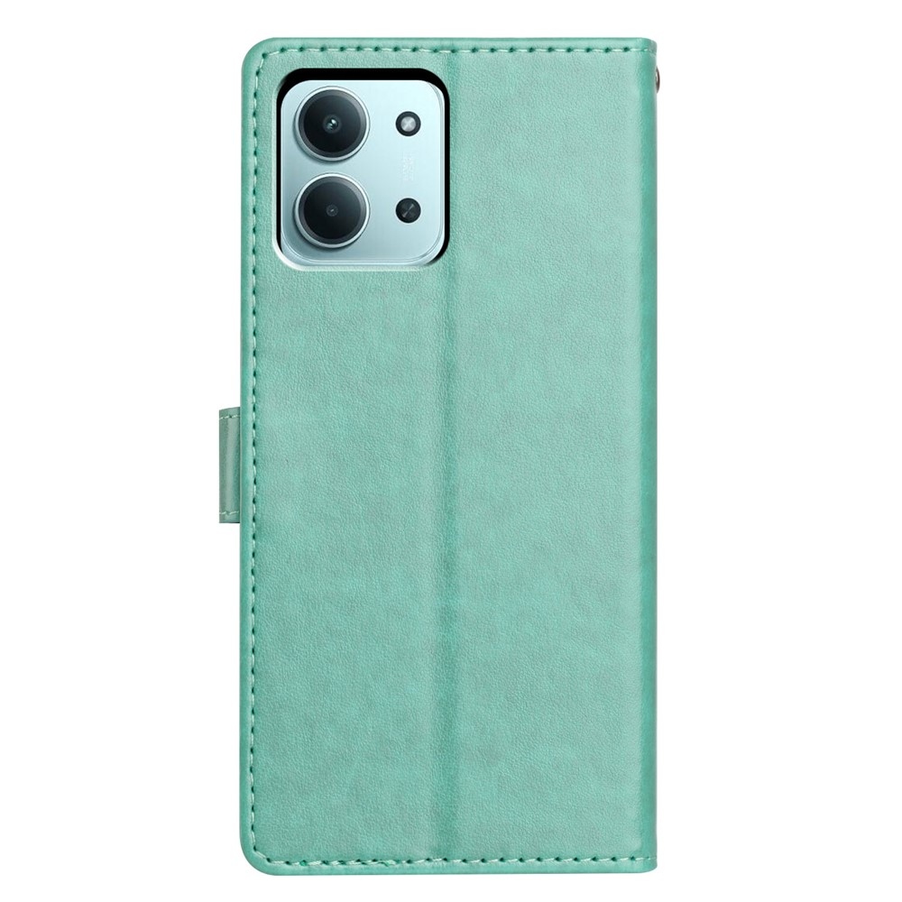 Clots knižkové puzdro na Xiaomi Redmi 15C 4G (171mm)/Poco C85 4G (171mm) - modrozelené