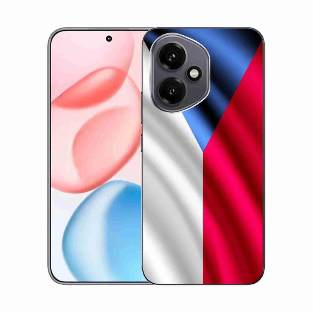 Gélový kryt mmCase na Honor 400 - česká vlajka