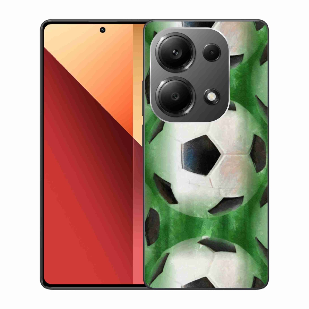 Gélový kryt mmCase na Xiaomi Redmi Note 13 Pro 4G/Poco M6 Pro - futbalová lopta