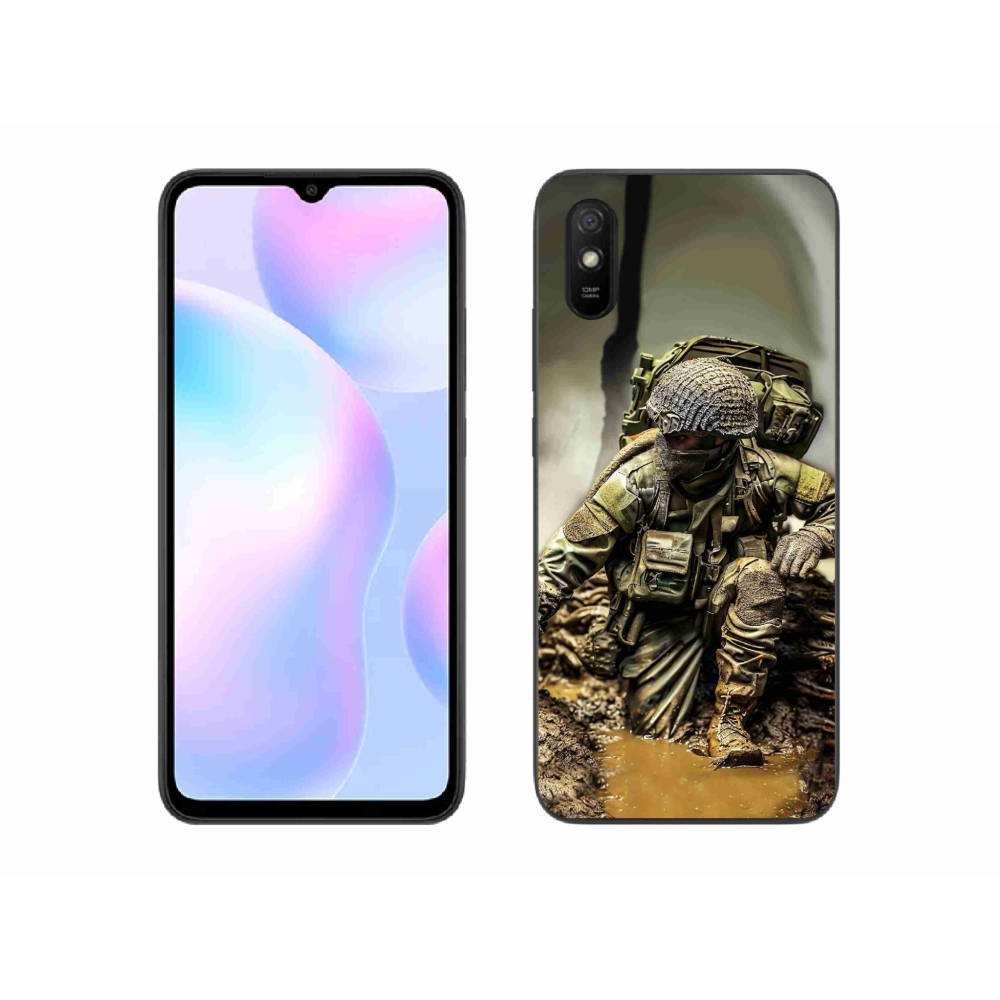 Gélový kryt mmCase na Xiaomi Redmi 9AT - vojak