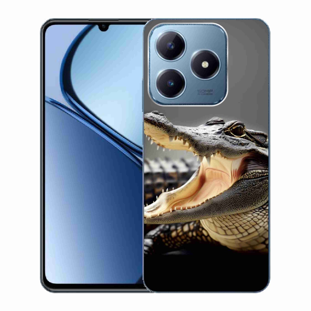 Gélový kryt mmCase na Realme C63 - krokodíl