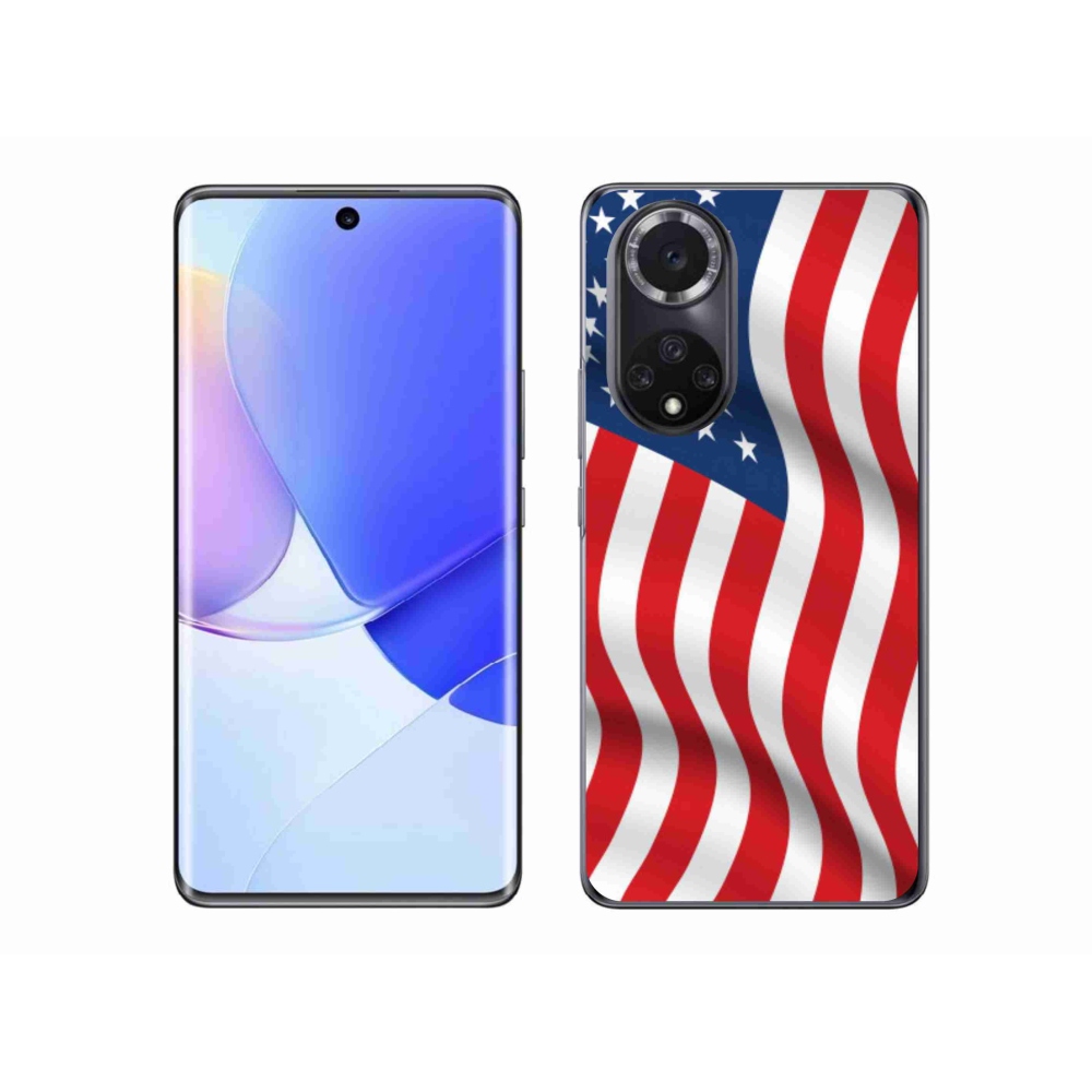 Gélový kryt mmCase na mobil Huawei Nova 9 - USA vlajka