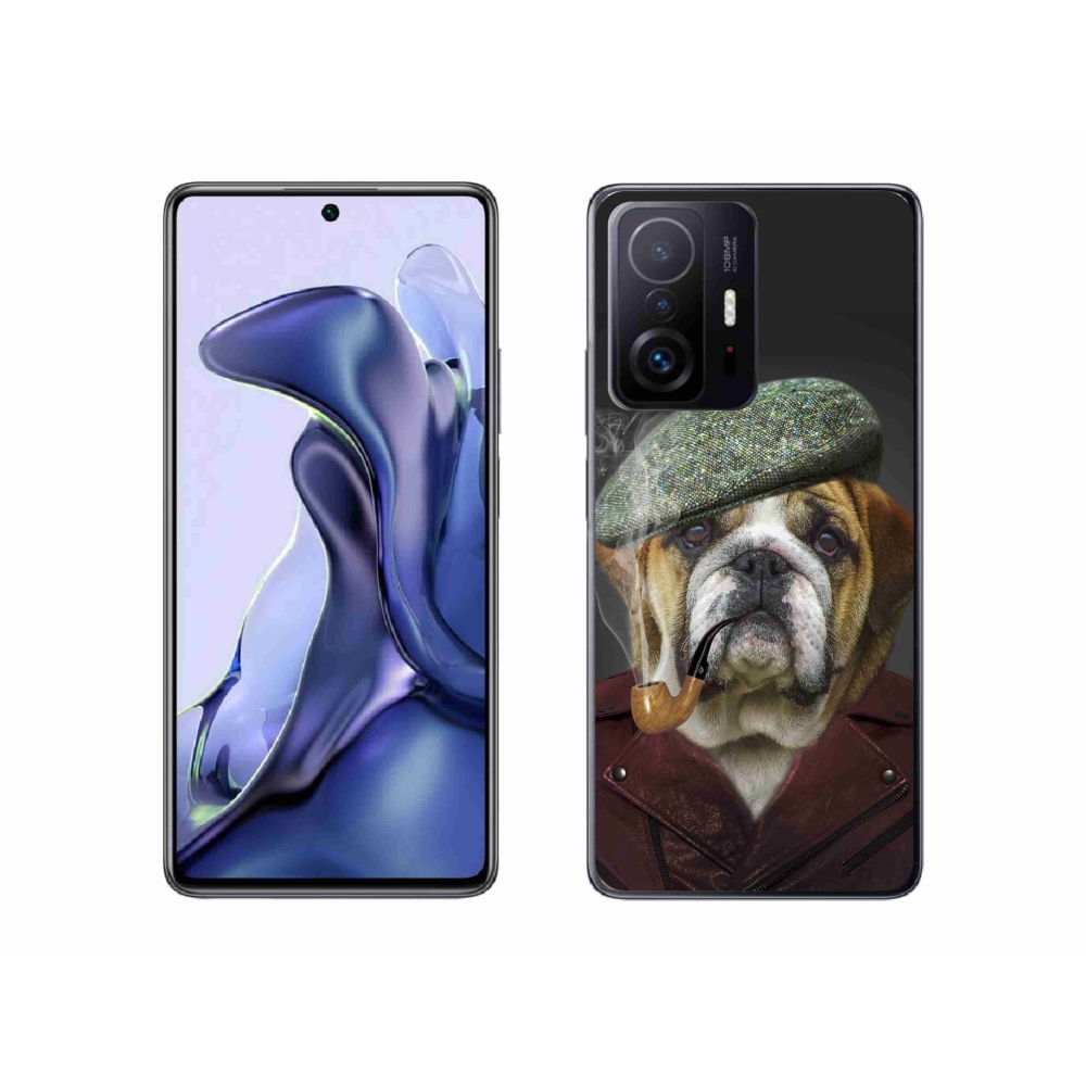 Gélový kryt mmCase na Xiaomi 11T - pes s fajkou