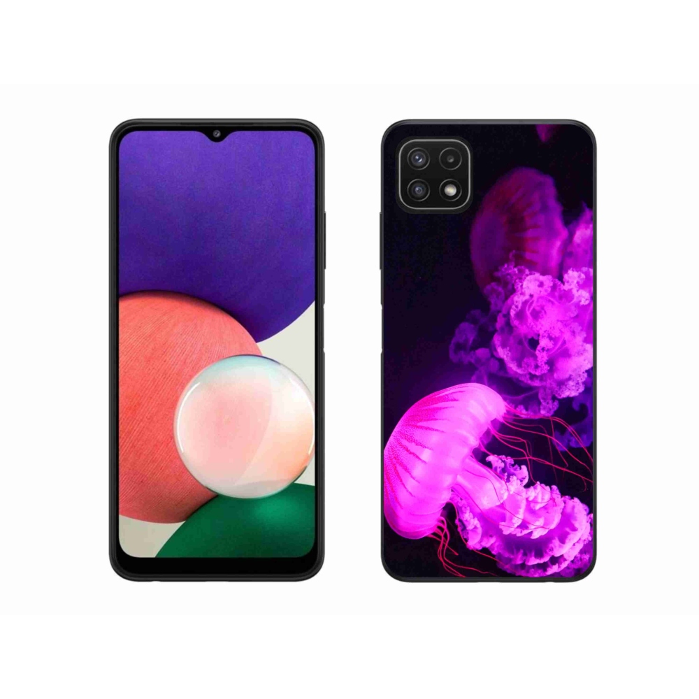 Gélový kryt mmCase na Samsung Galaxy A22 5G - medúza 1