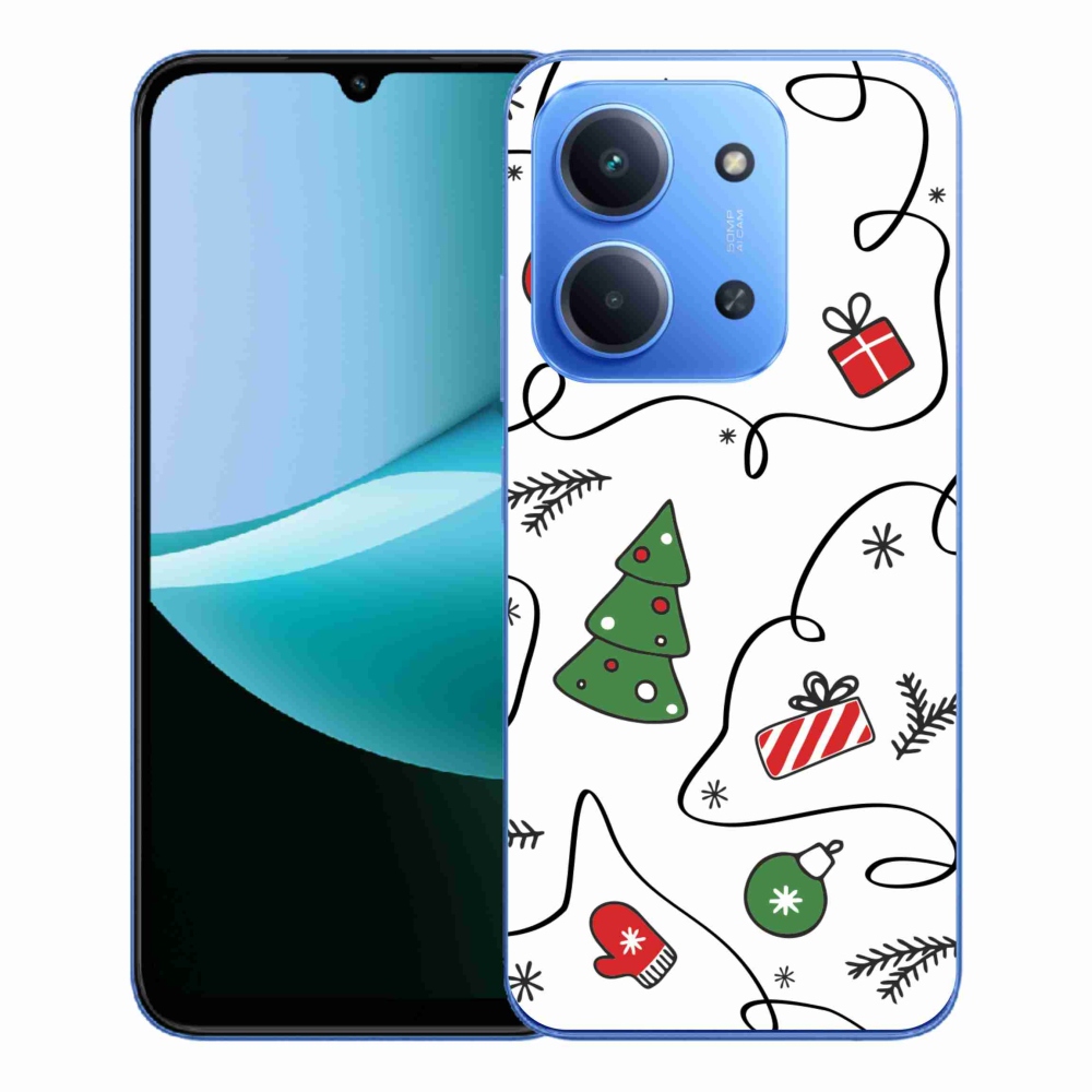 Gélový kryt mmCase na Xiaomi Redmi 15C 4G/5G (173mm) - vianočné motívy