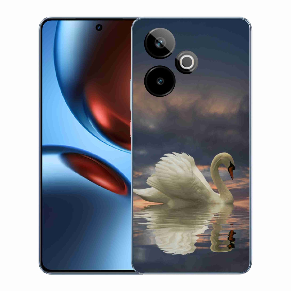 Gélový kryt mmCase na Realme GT 7 5G/GT 7T 5G - labuť