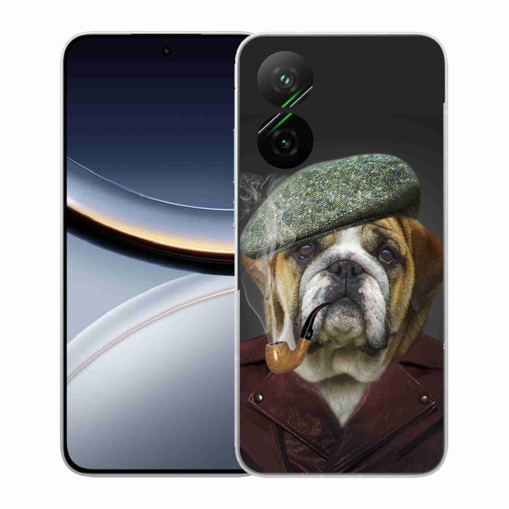 Gélový kryt mmCase na Xiaomi Poco F7 5G - pes s fajkou