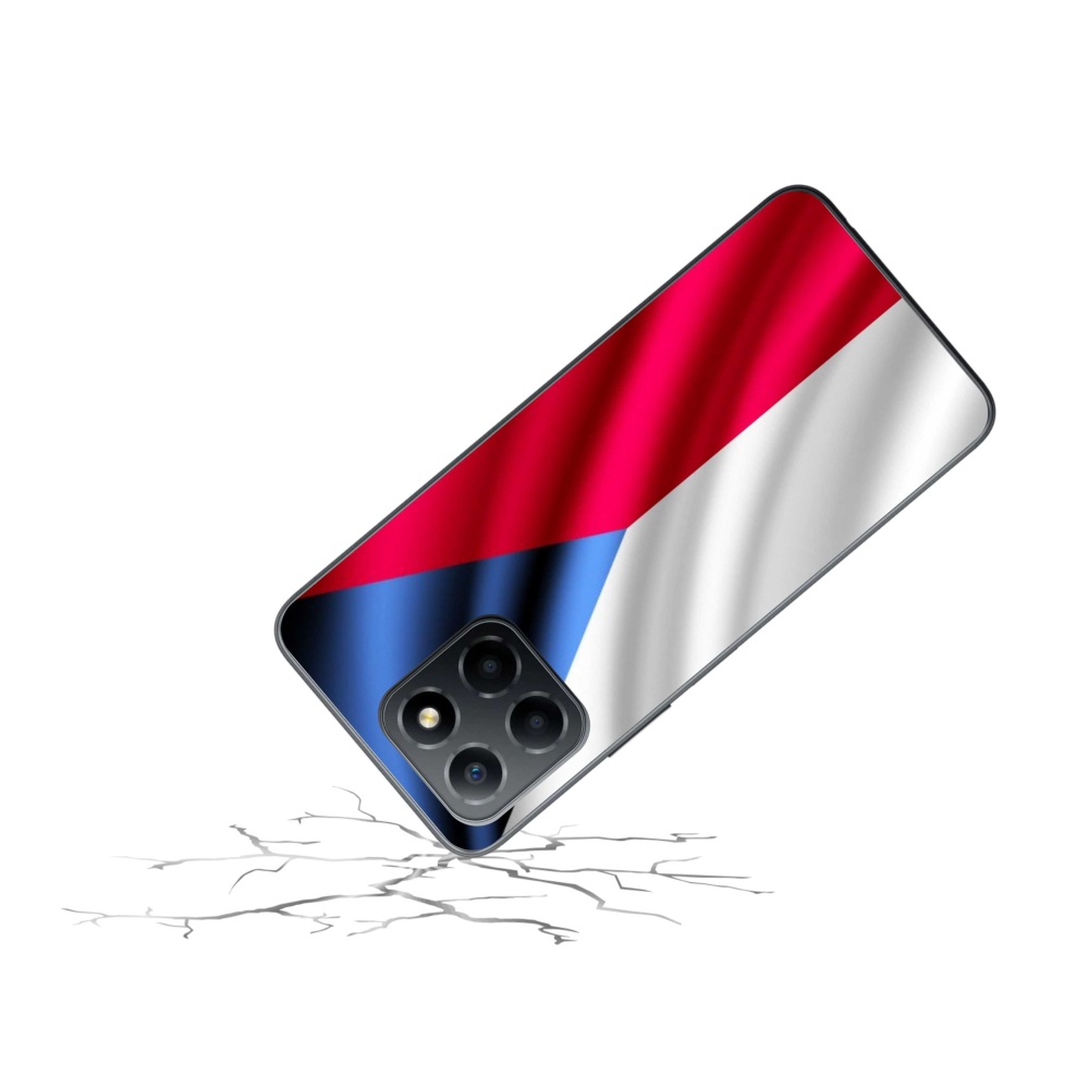 Gélový kryt mmCase na mobil Honor X8 5G/Honor 70 Lite 5G - česká vlajka