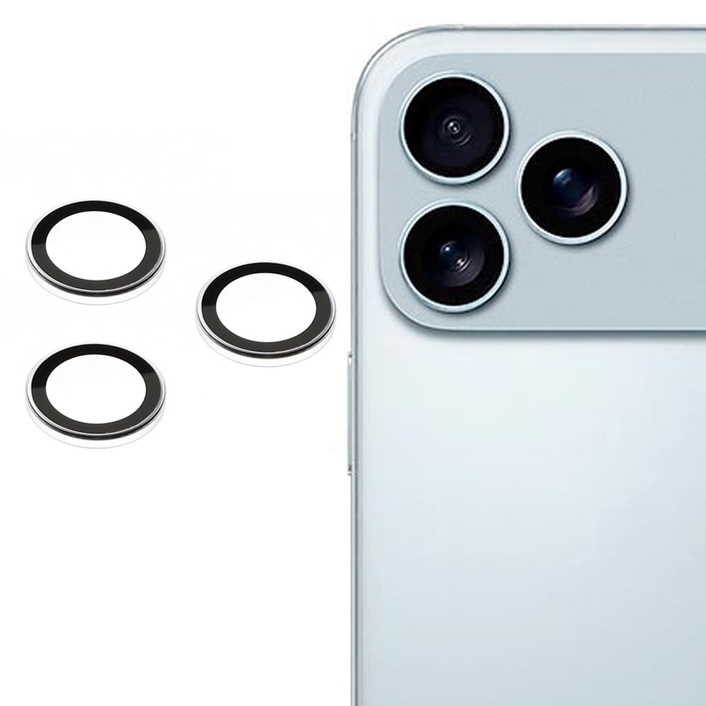 Ultra HD sklo šošovky fotoaparátu na iPhone 17 Pro/17 Pro Max (samostatné sklá) - priehľadné