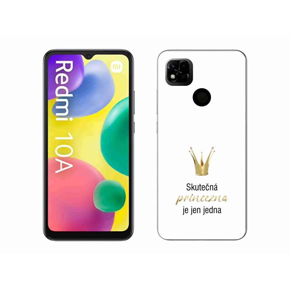 Gélový kryt mmCase na Xiaomi Redmi 10A - skutočná princezná biele pozadie