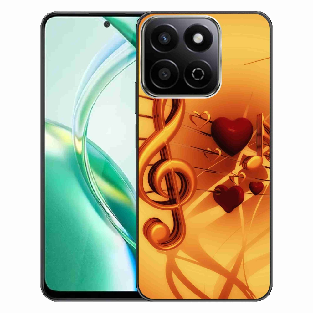 Gélový kryt mmCase na Honor 200 Smart 5G - noty