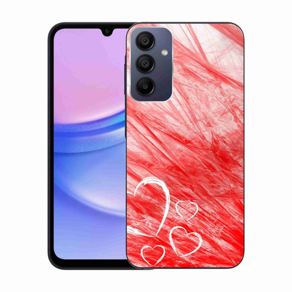 Gélový kryt mmCase na Samsung Galaxy A15 4G/5G - heart