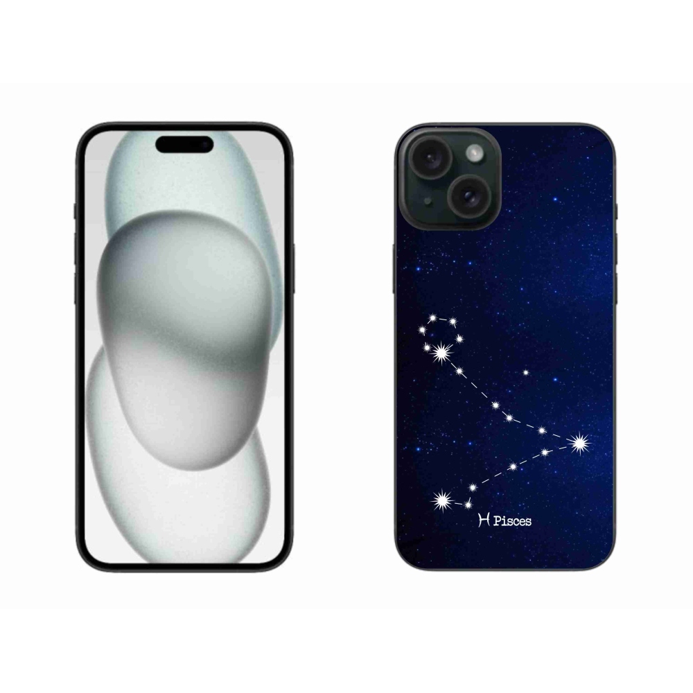 Gélový kryt mmCase na iPhone 15 Plus - súhvezdie Ryby