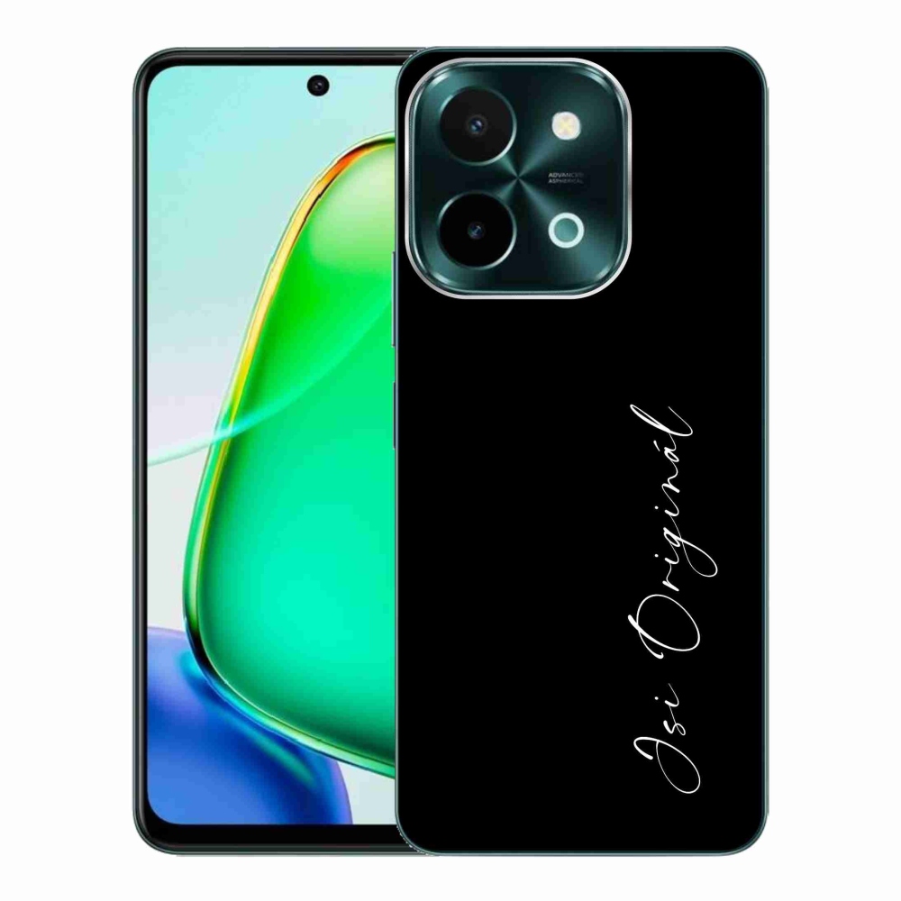 Gélový kryt mmCase na Vivo Y28 - si originál čierne pozadie