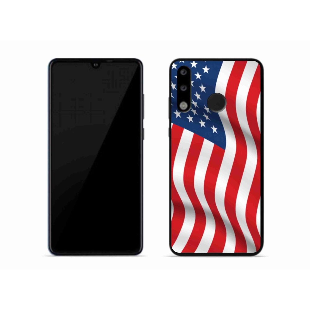 Gélový kryt mmCase na mobil Huawei P30 Lite - USA vlajka