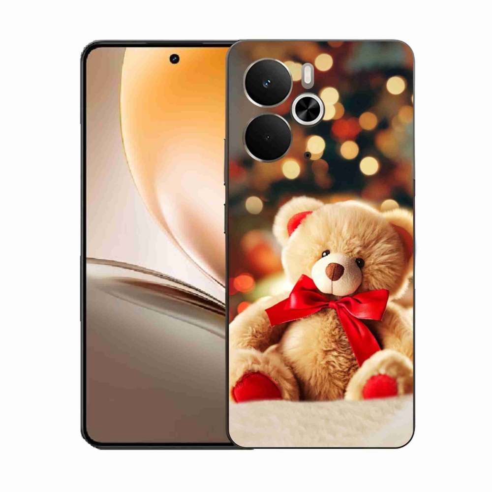 Gélový kryt mmCase na Realme 14 5G - plyšový medvedík