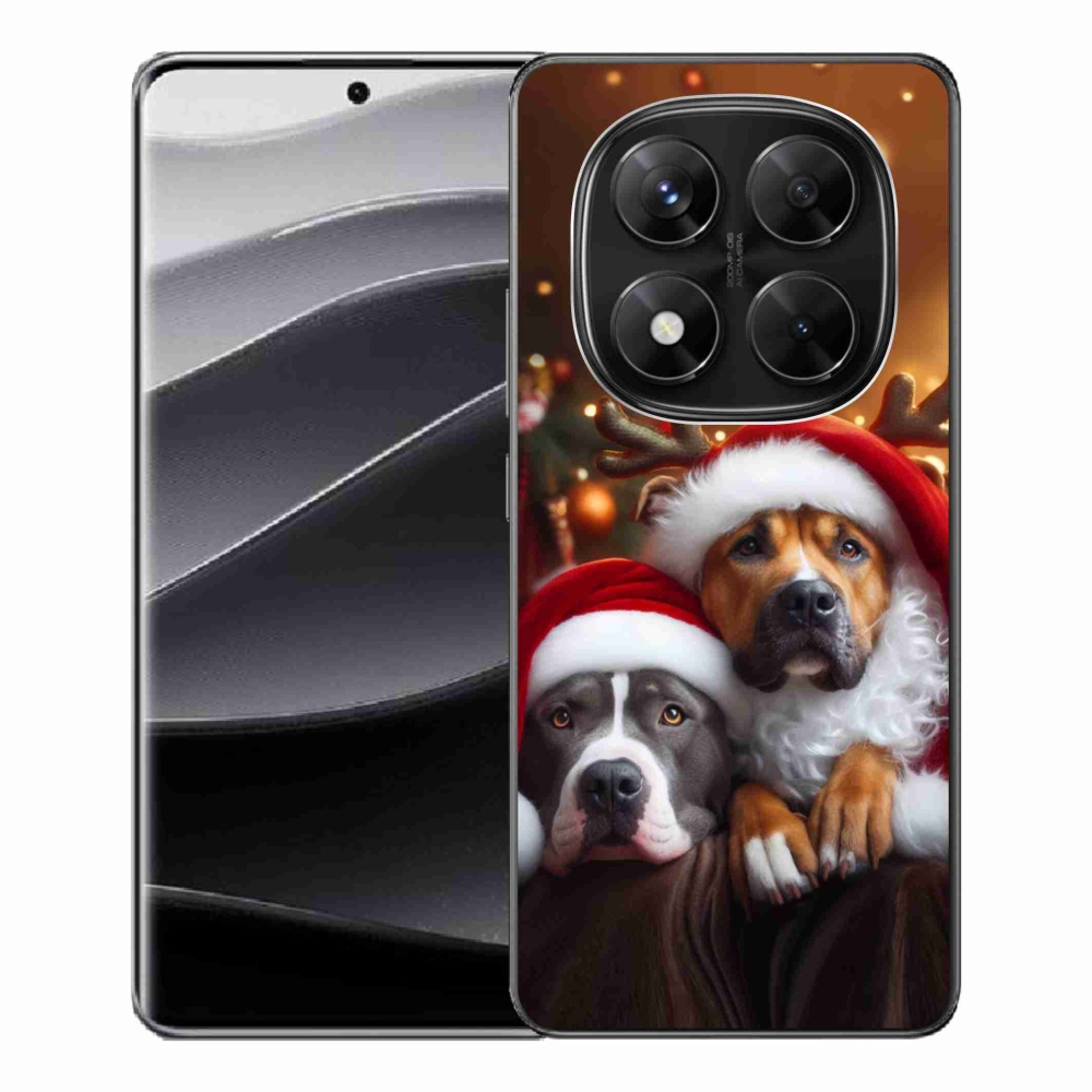 Gélový kryt mmCase na Xiaomi Redmi Note 14 Pro 5G/Poco X7 5G - vianočné psi