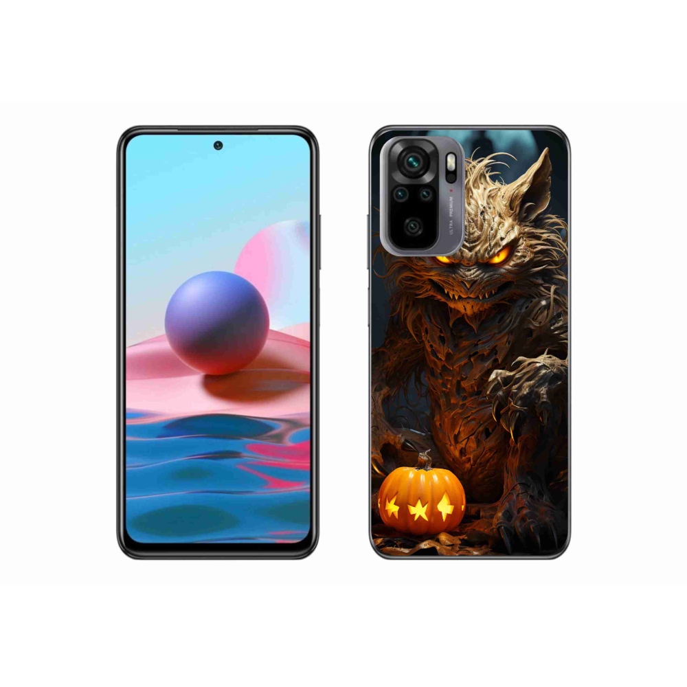 Gélový kryt mmCase na Xiaomi Redmi Note 10 4G - halloweenska príšera