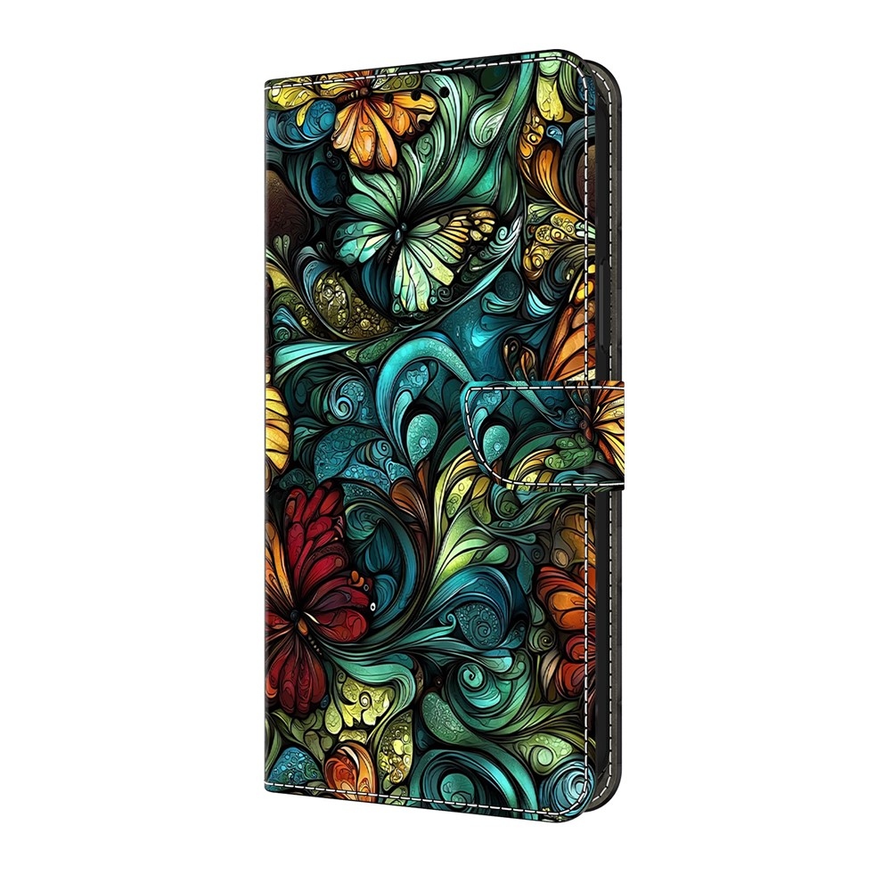 Smooth knižkové púzdro na Samsung Galaxy A07 4G - akvarelové rástiny