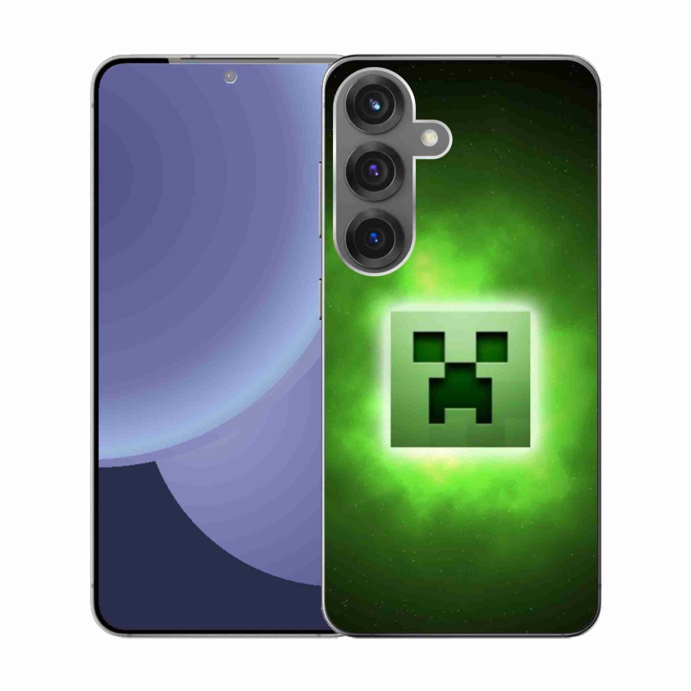 Gélový kryt mmCase na Samsung Galaxy S25 - minecraft