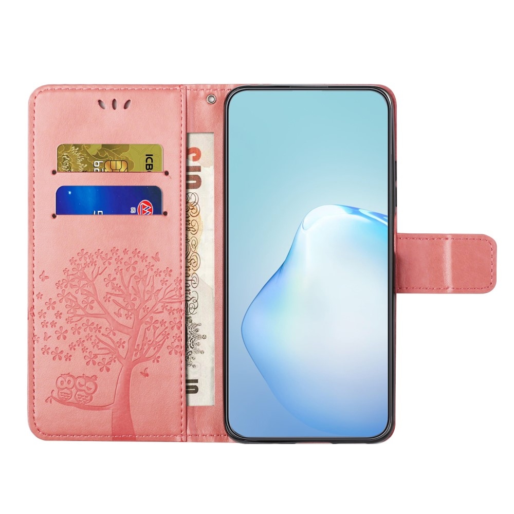 Tree knižkové púzdro na Samsung Galaxy S25 Edge - ružové